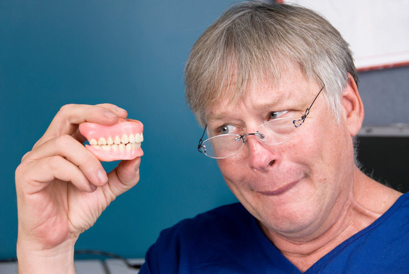 Patient exasperated with their loose dentures